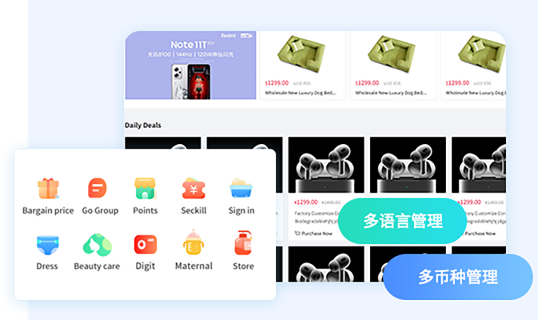 多语言与多币种管理